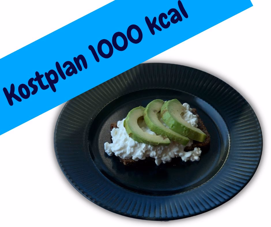 Hvor meget taber man sig, hvis man spiser 1000 kcal?