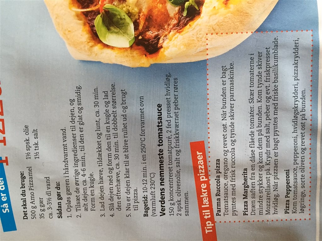Hvilken mel bruger man til pizza?