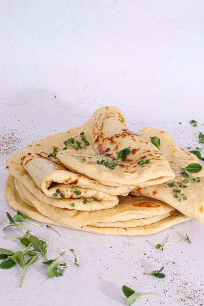 Hvor mange kalorier er der i arabisk fladbrød?