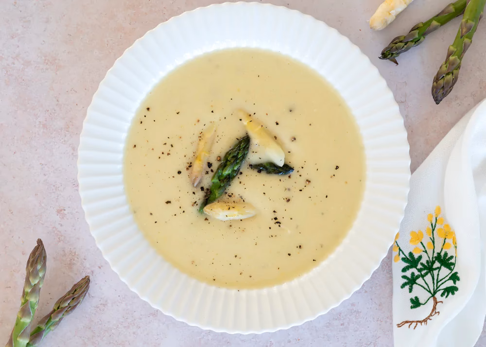 Kan man blende aspargessuppe?
