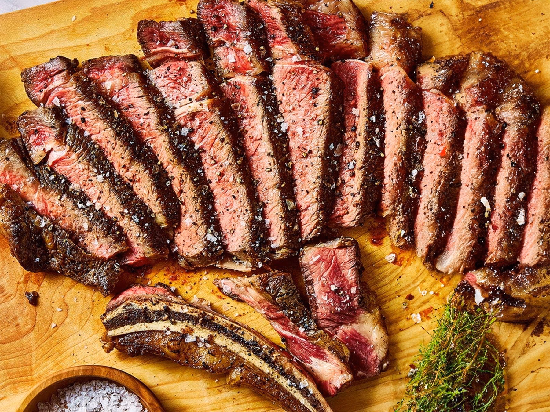 Hvor mange minutter skal en bøf have?