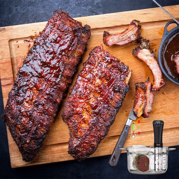 Hvad er Bones spareribs lavet af?