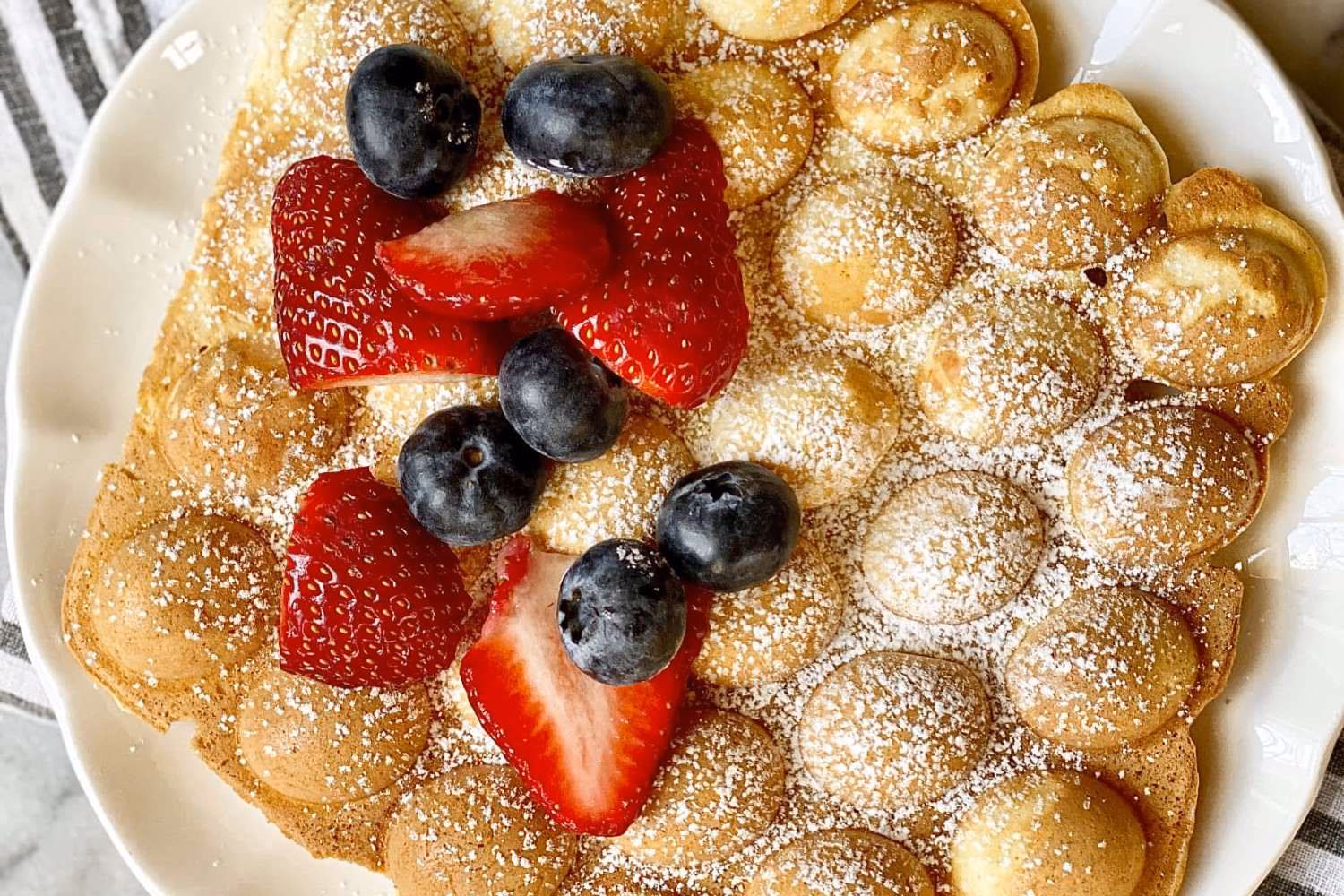 Hvor mange kalorier er der i en bubble waffle?