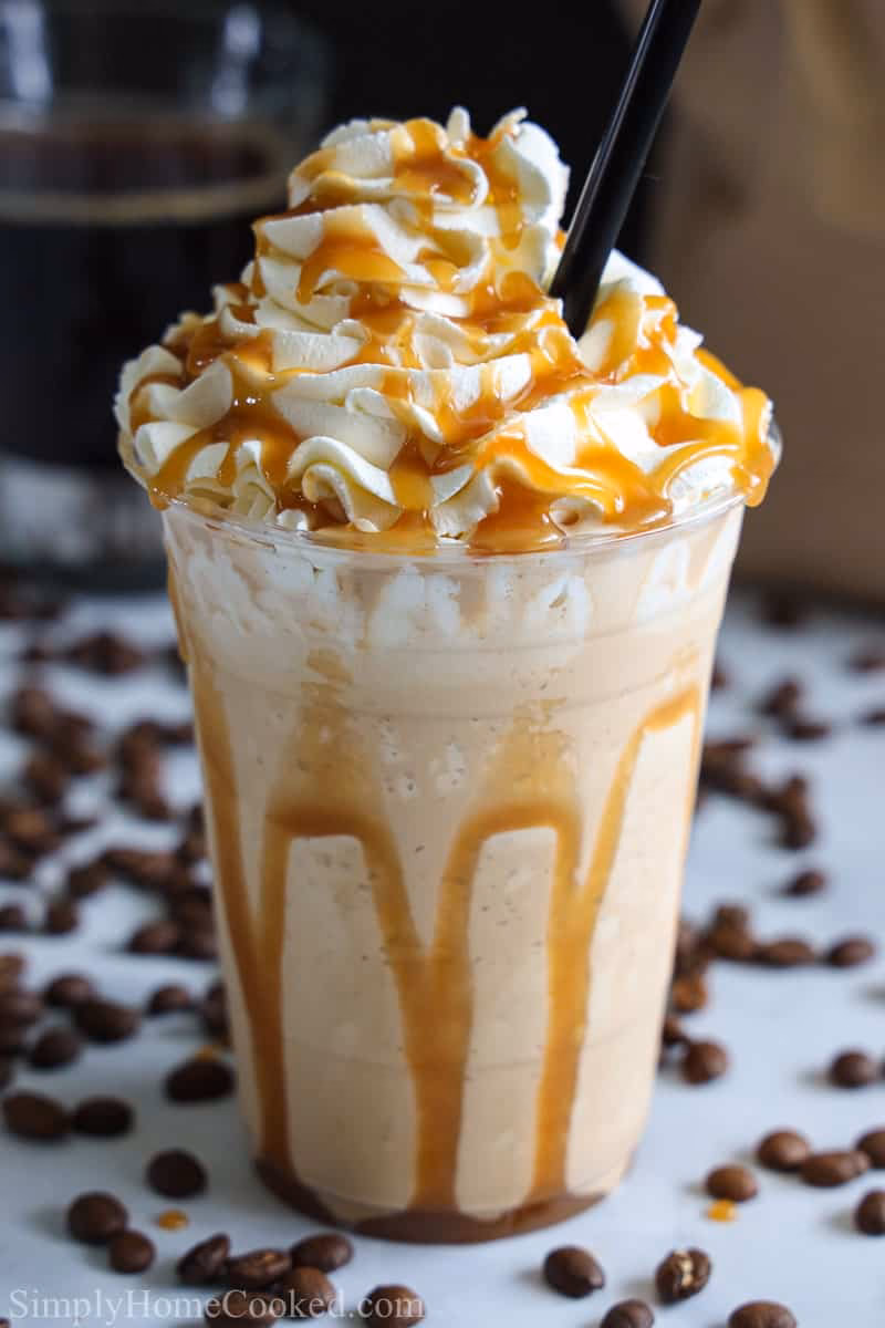 Hvor mange kalorier er der i en caramel frappé?