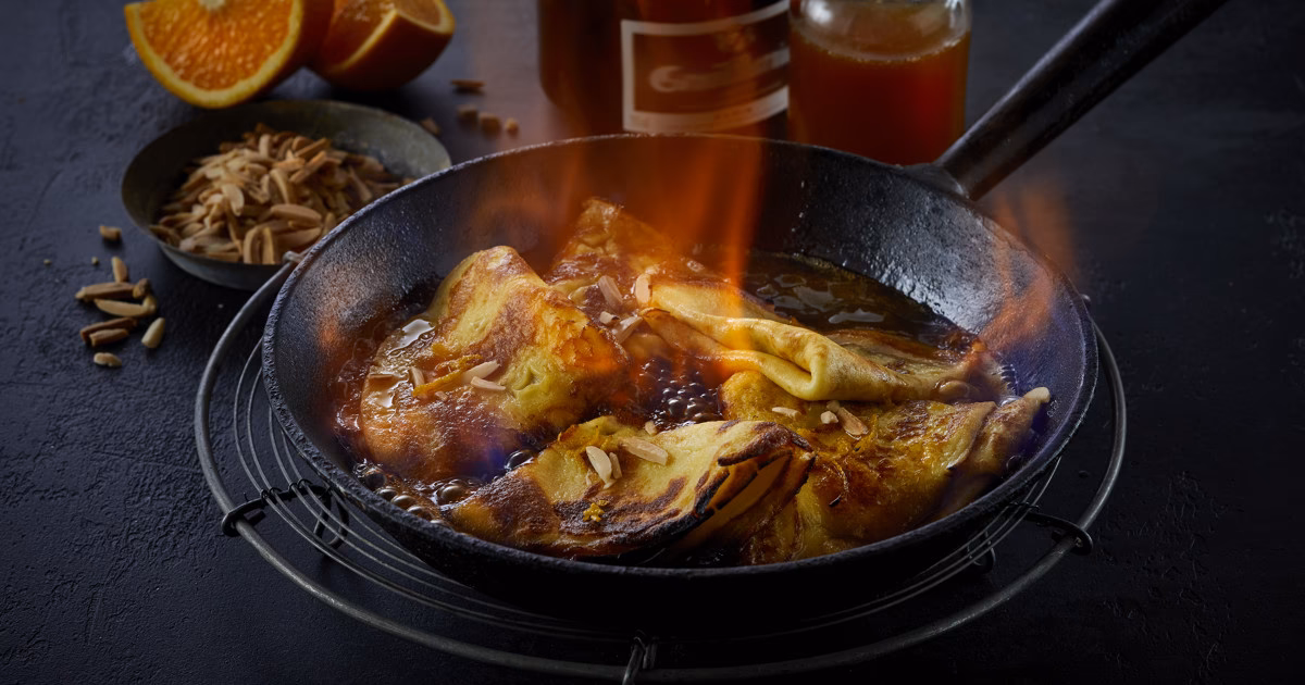 Hvad hedder pandekager på fransk?