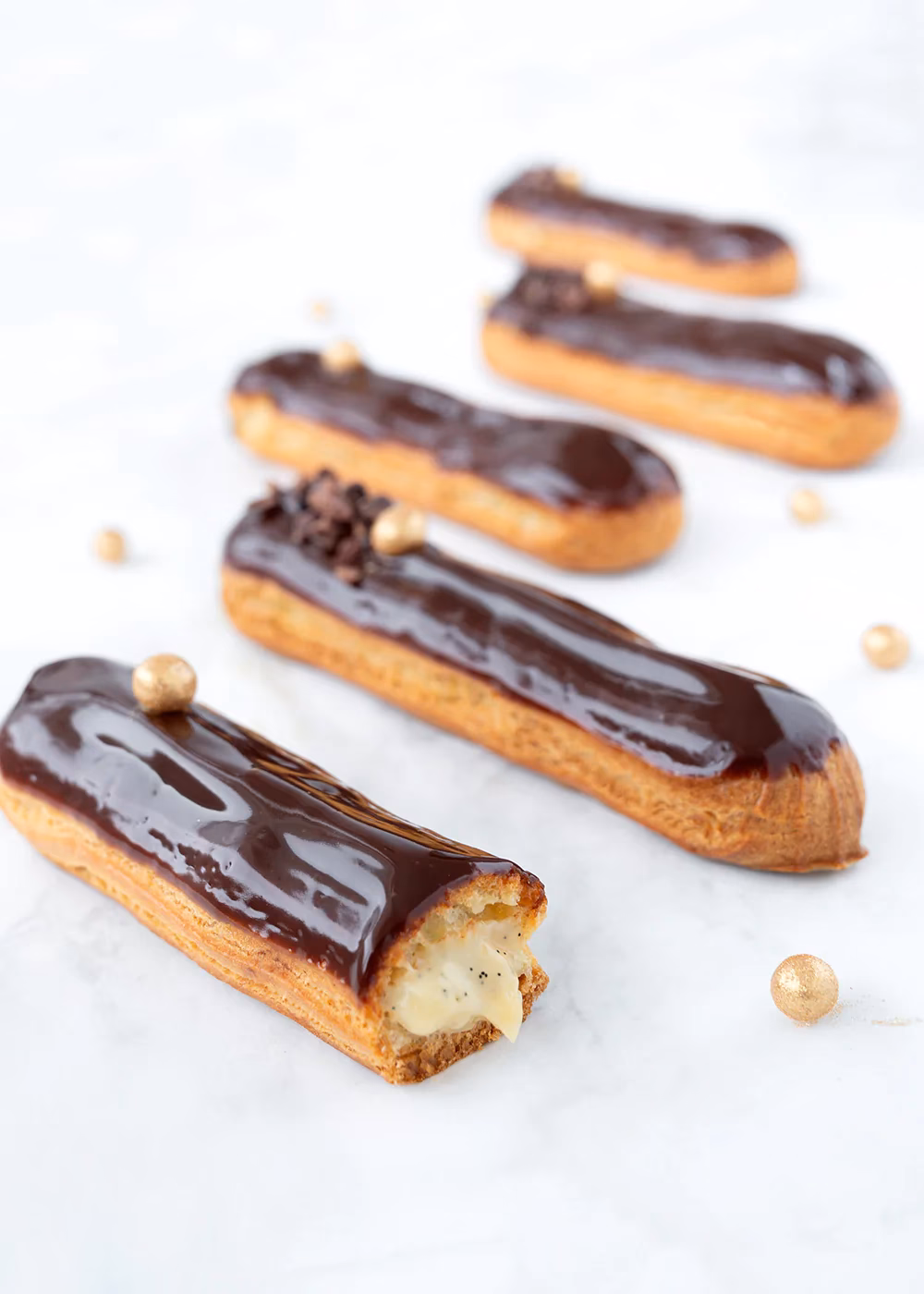 Hvorfor sprækker mine eclairs?