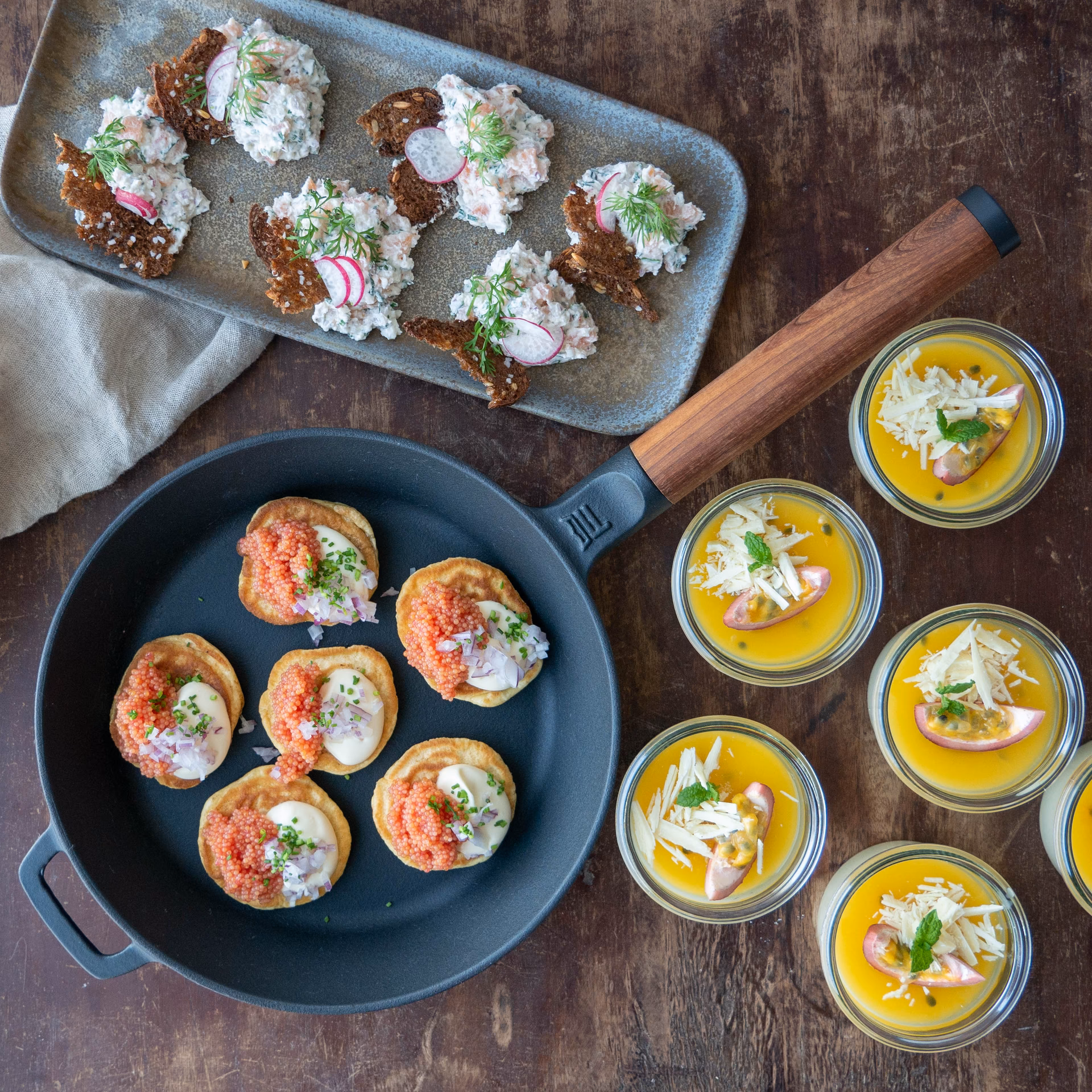 Hvad kan man servere til en reception?