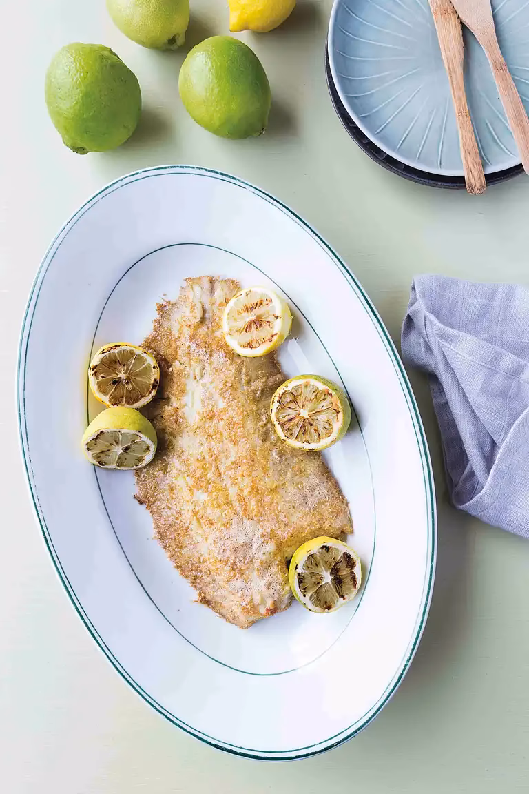 Hvor længe skal en fladfisk stege?