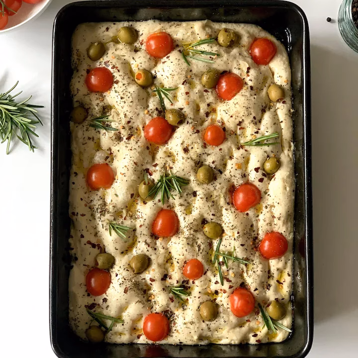 Kan man lave foccacia dagen før?