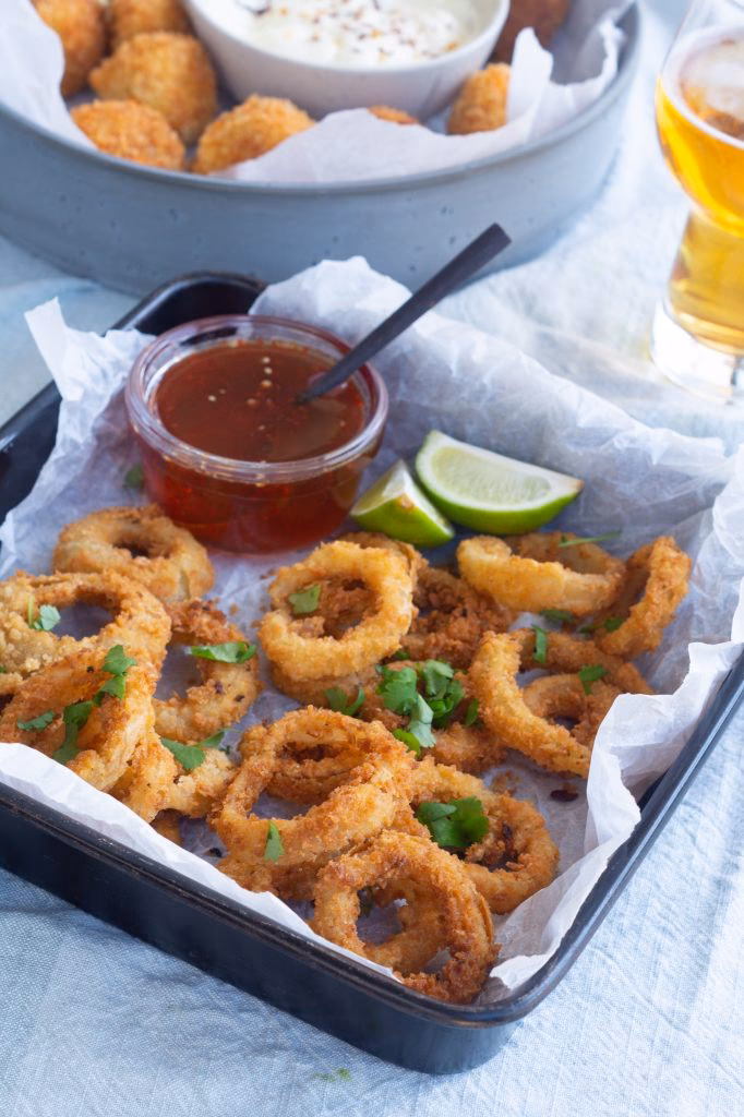 Kan man fryse løgringe?