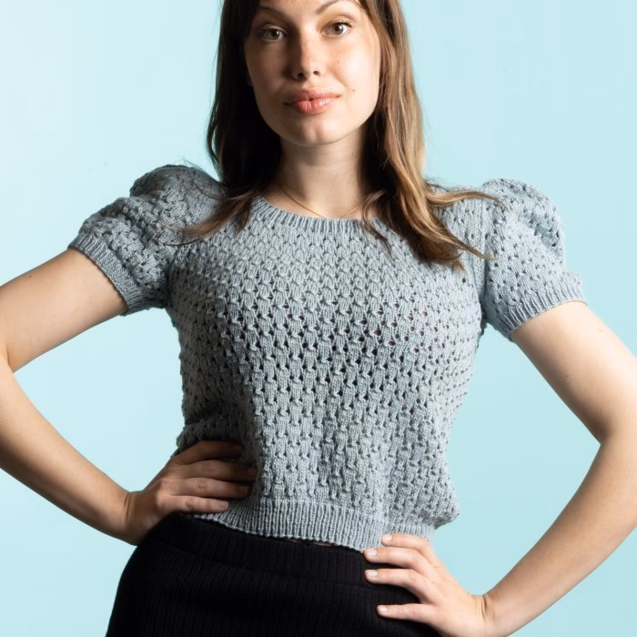 Kan man strikke bluse af strømpegarn?