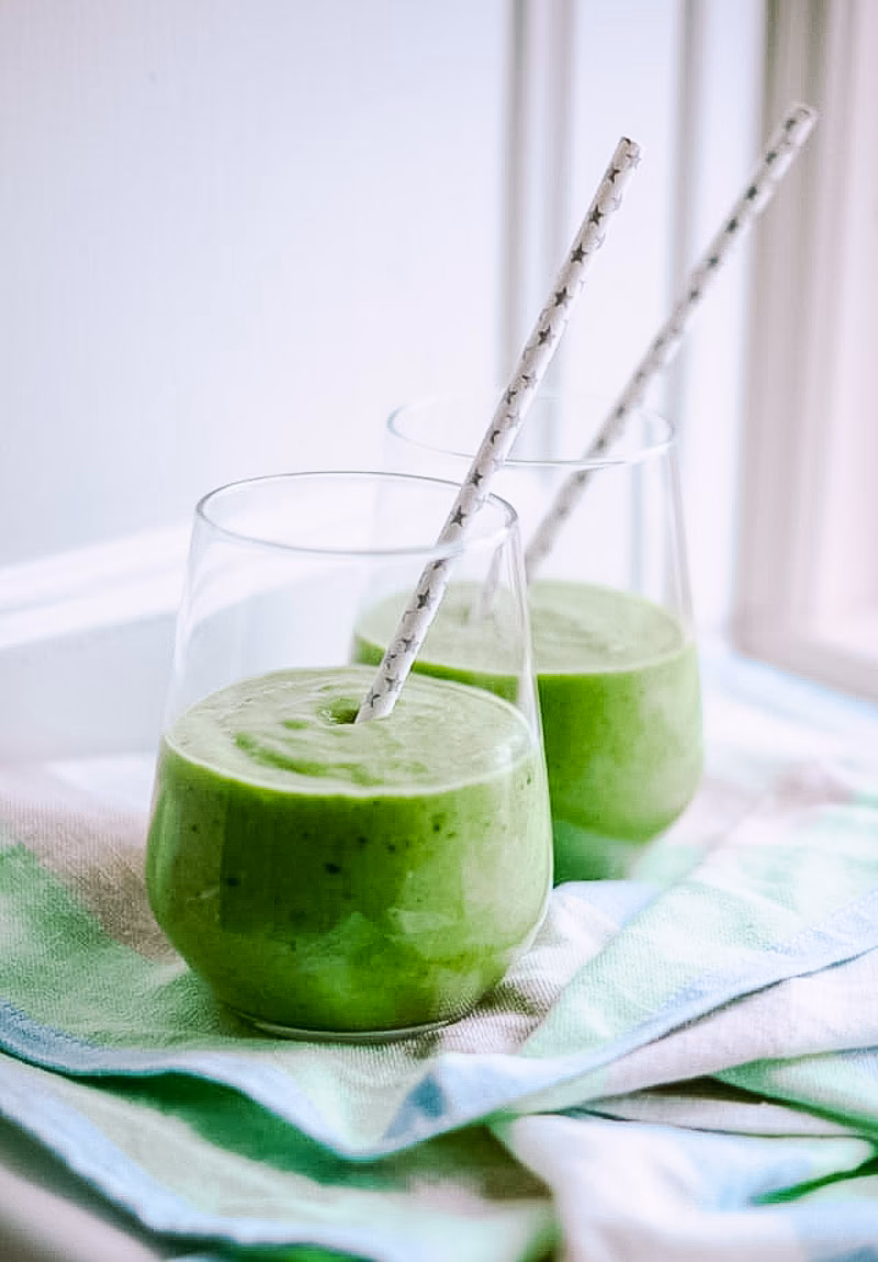 Hvad er der i en grøn smoothie?