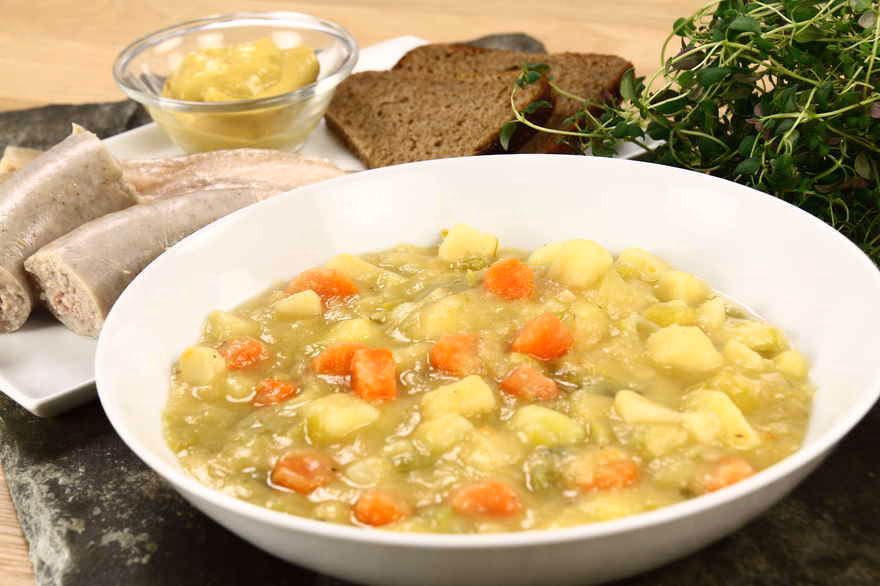 Hvor lang tid skal gule ærter koges?