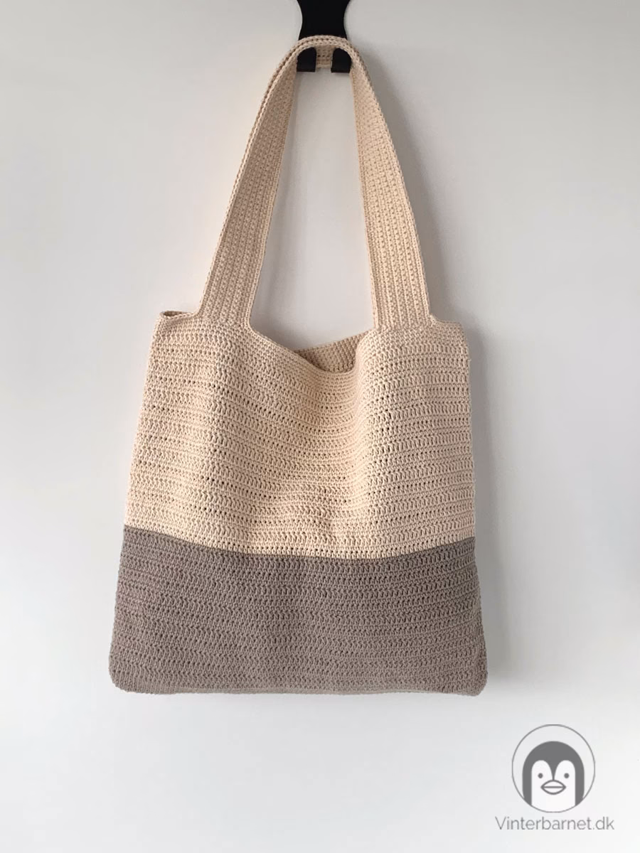 Hvilket garn skal man bruge til at hækle en taske?