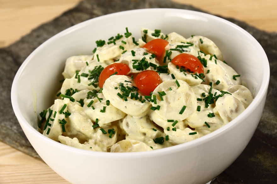 Hvor meget kartoffelsalat til 40 personer?