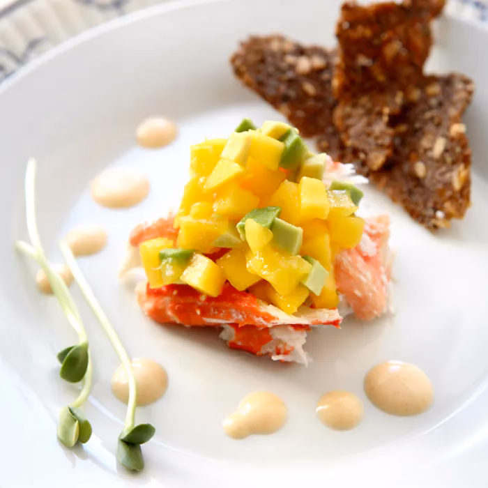 Hvor meget kongekrabbe pr. person?