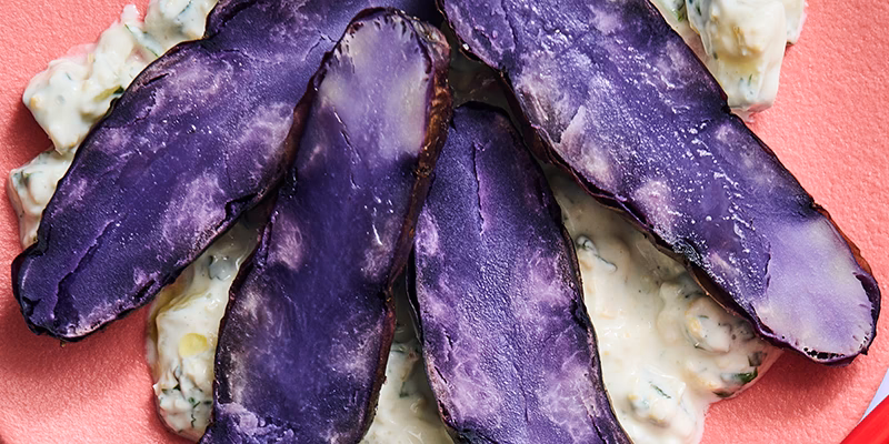 Hvad hedder de specielle lilla kartofler?