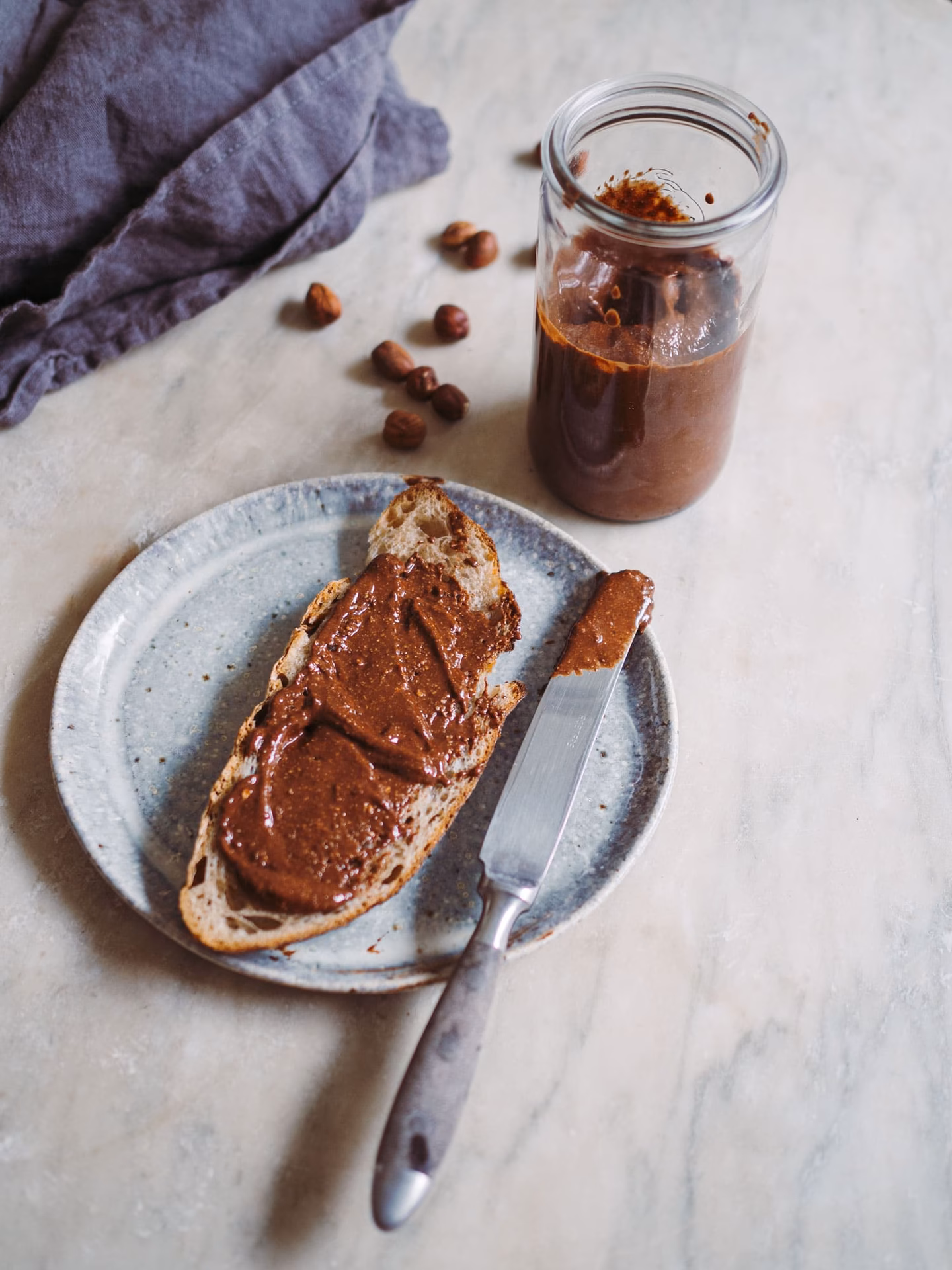 Hvor mange sukkerknalder er der i en Nutella?