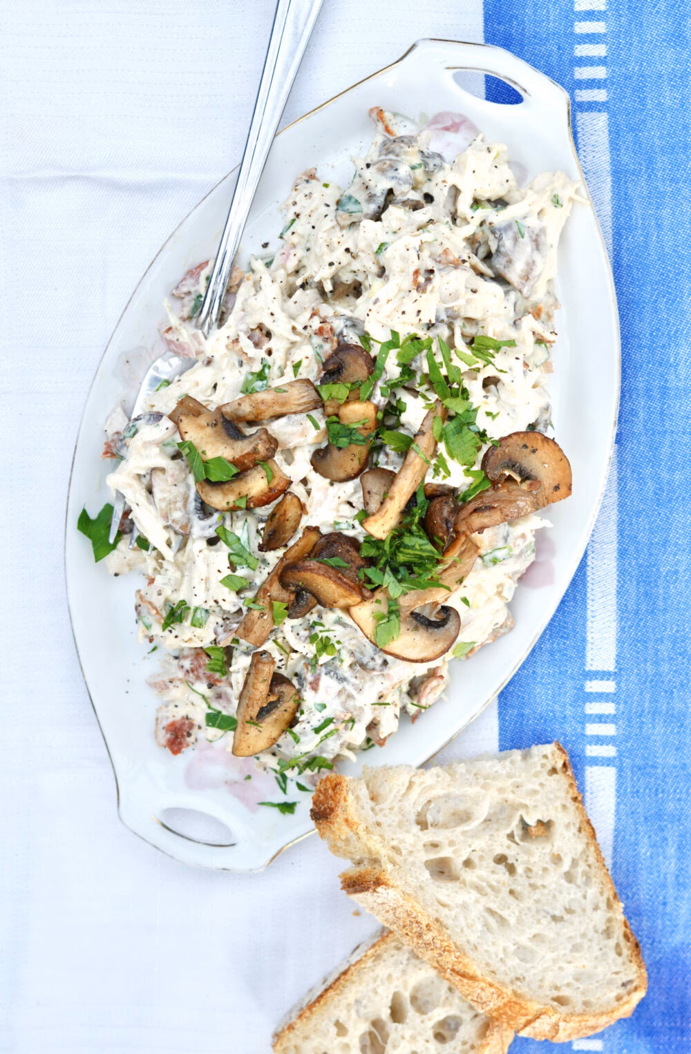 Hvor længe holder hjemmelavet hønsesalat?