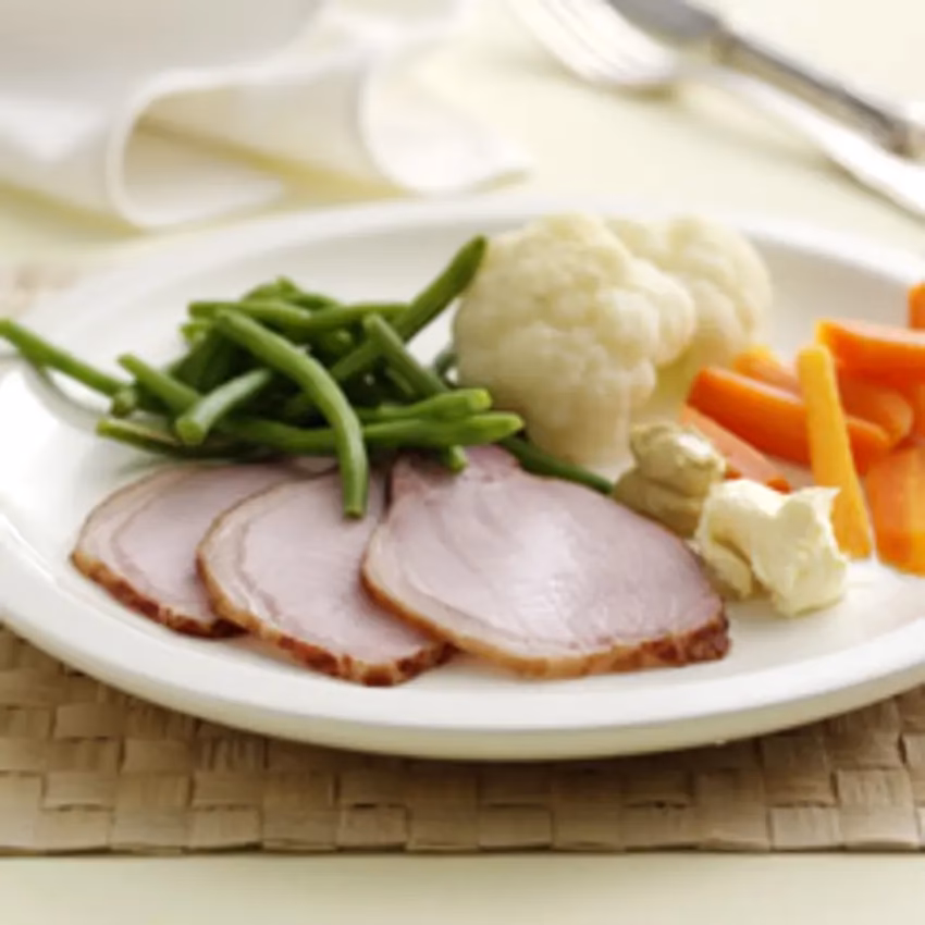 Hvor lang tid skal kogt hamburgerryg have?