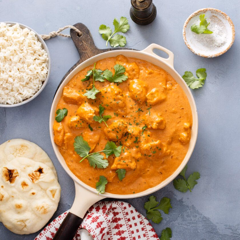 Hvad er der i en butter chicken?