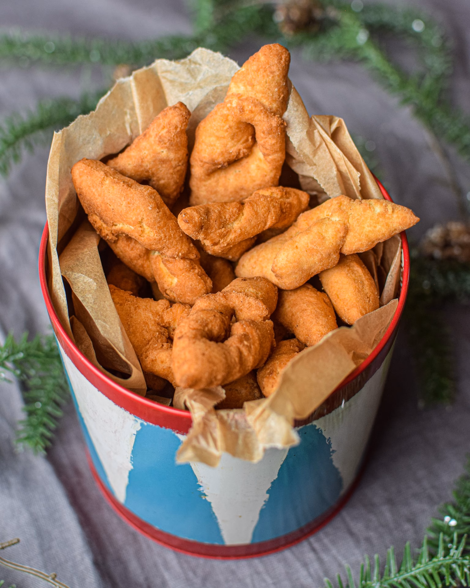 Kan man blande palmin og olie til klejner?