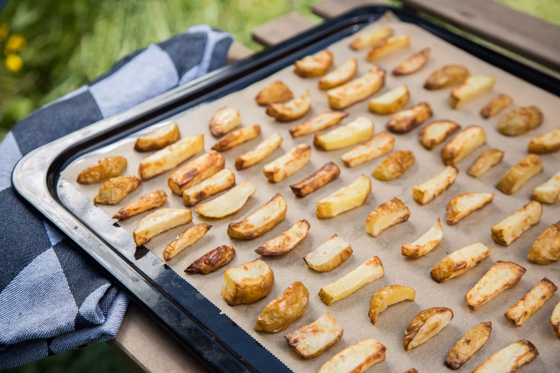 Hvordan får man pomfritter sprøde?