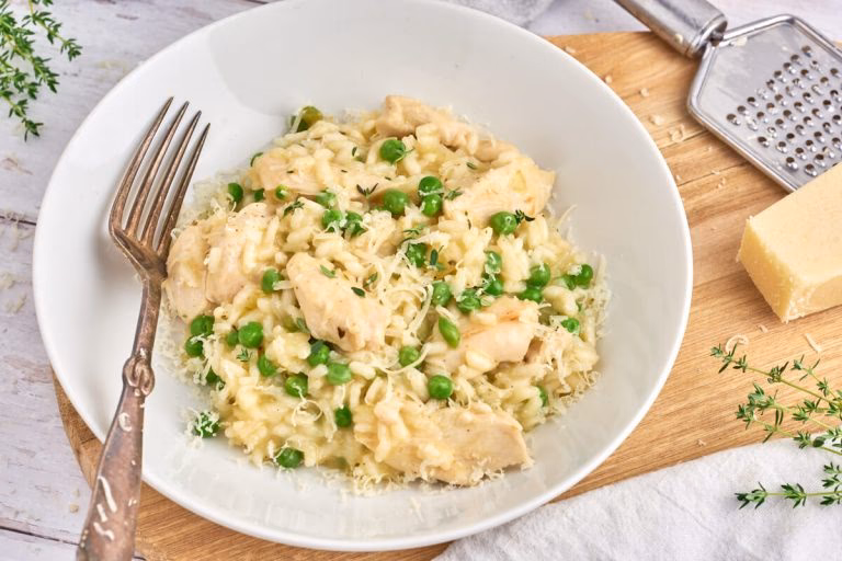 Hvad kan man servere med risotto?