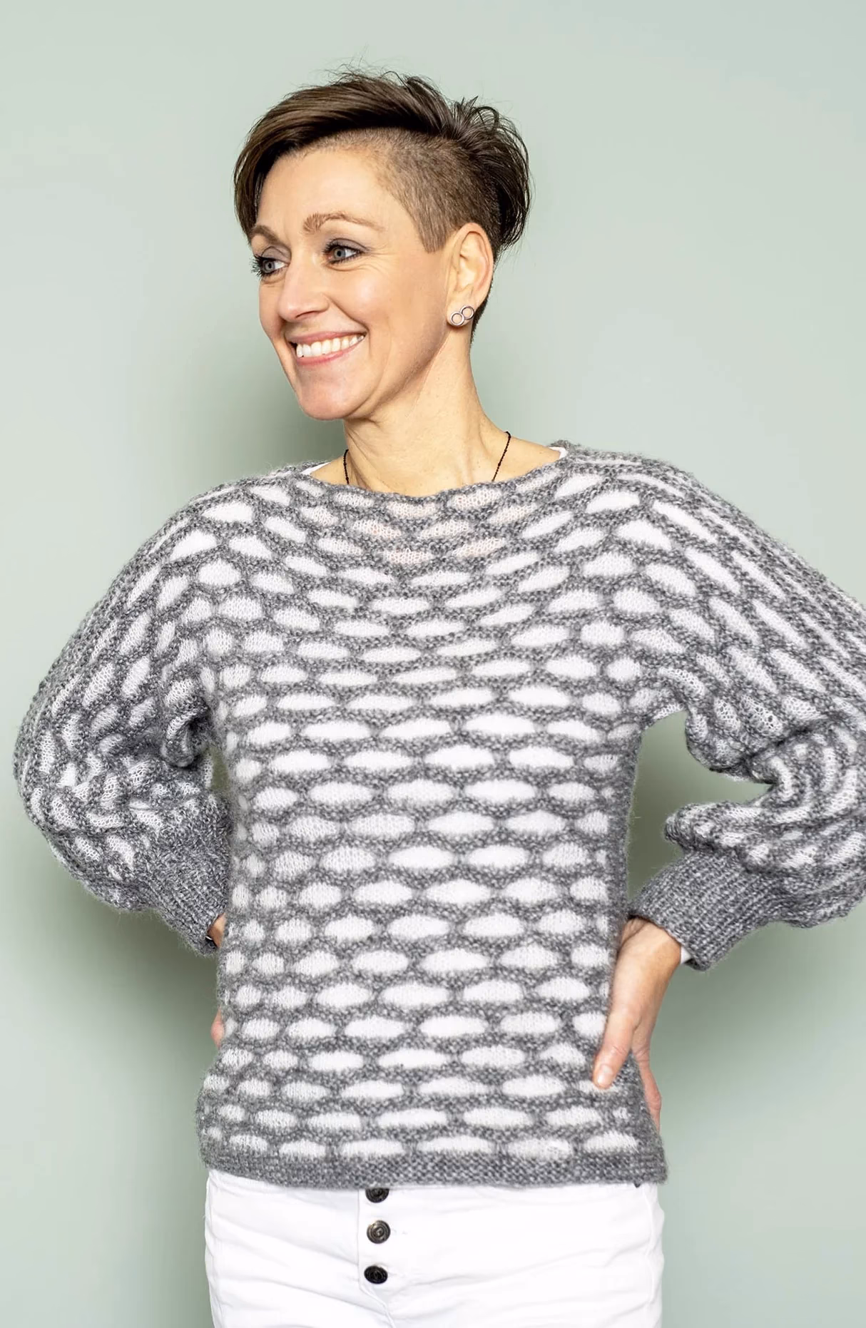 Kan man strikke vævestrik på rundpind?