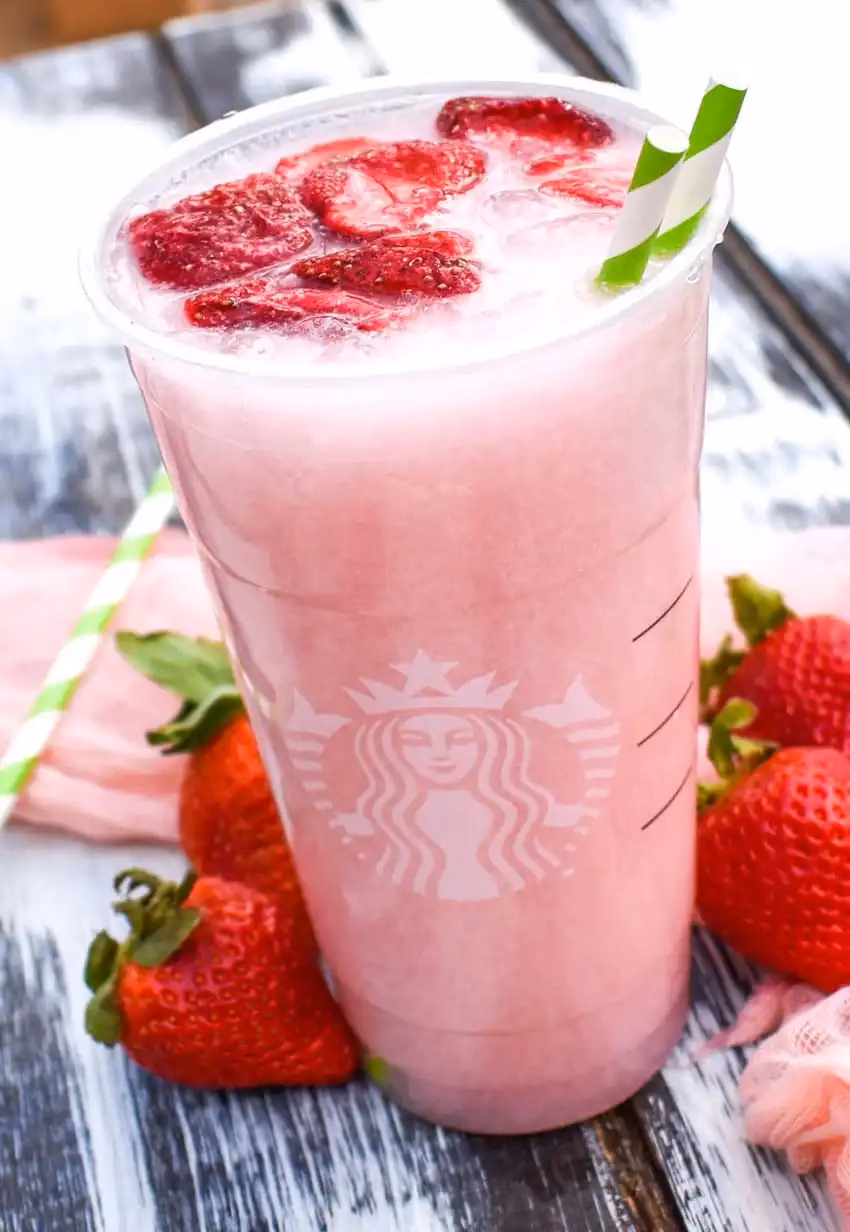 Hvad er der i en pink drink fra Starbucks?