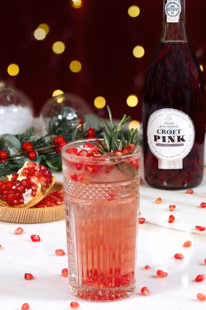 Hvad blander man rosé portvin med?