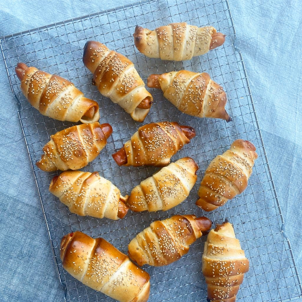 Hvorfor bliver pølsehorn tørre?