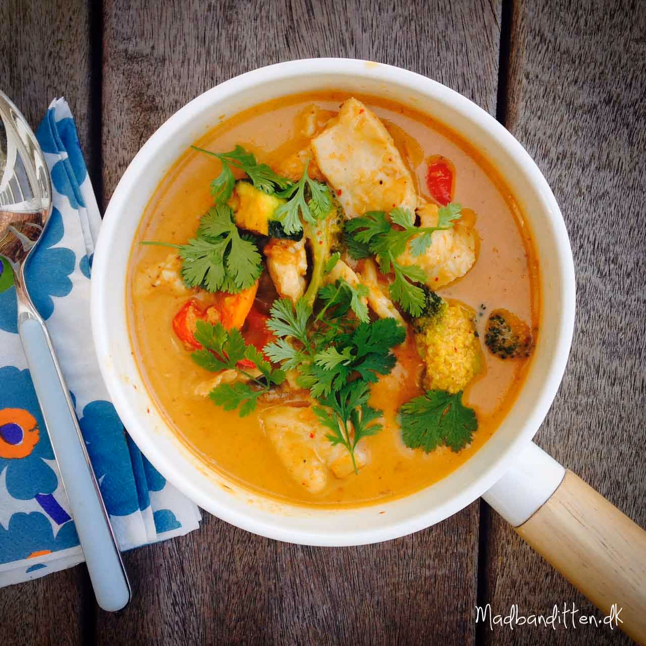 Hvad er forskellen på rød karry og panang karry?