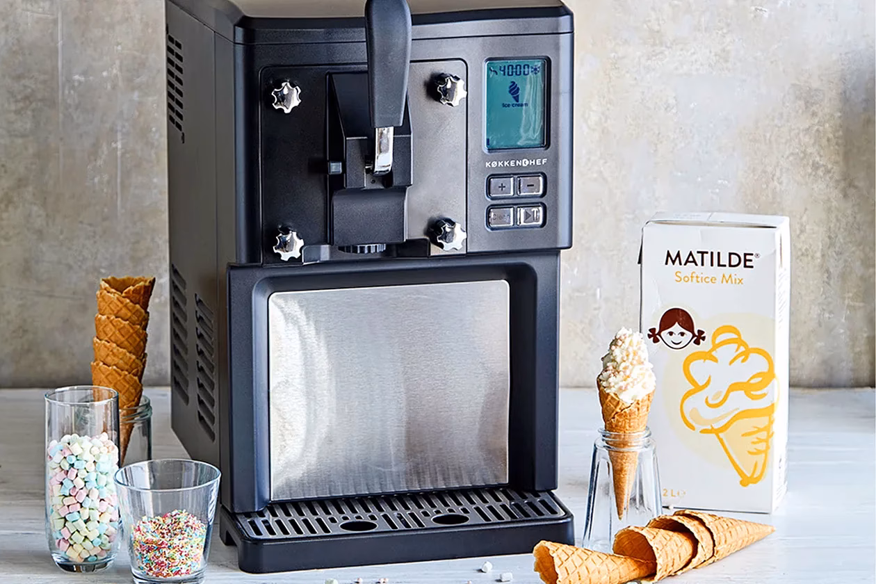 Hvor meget drys til softice?