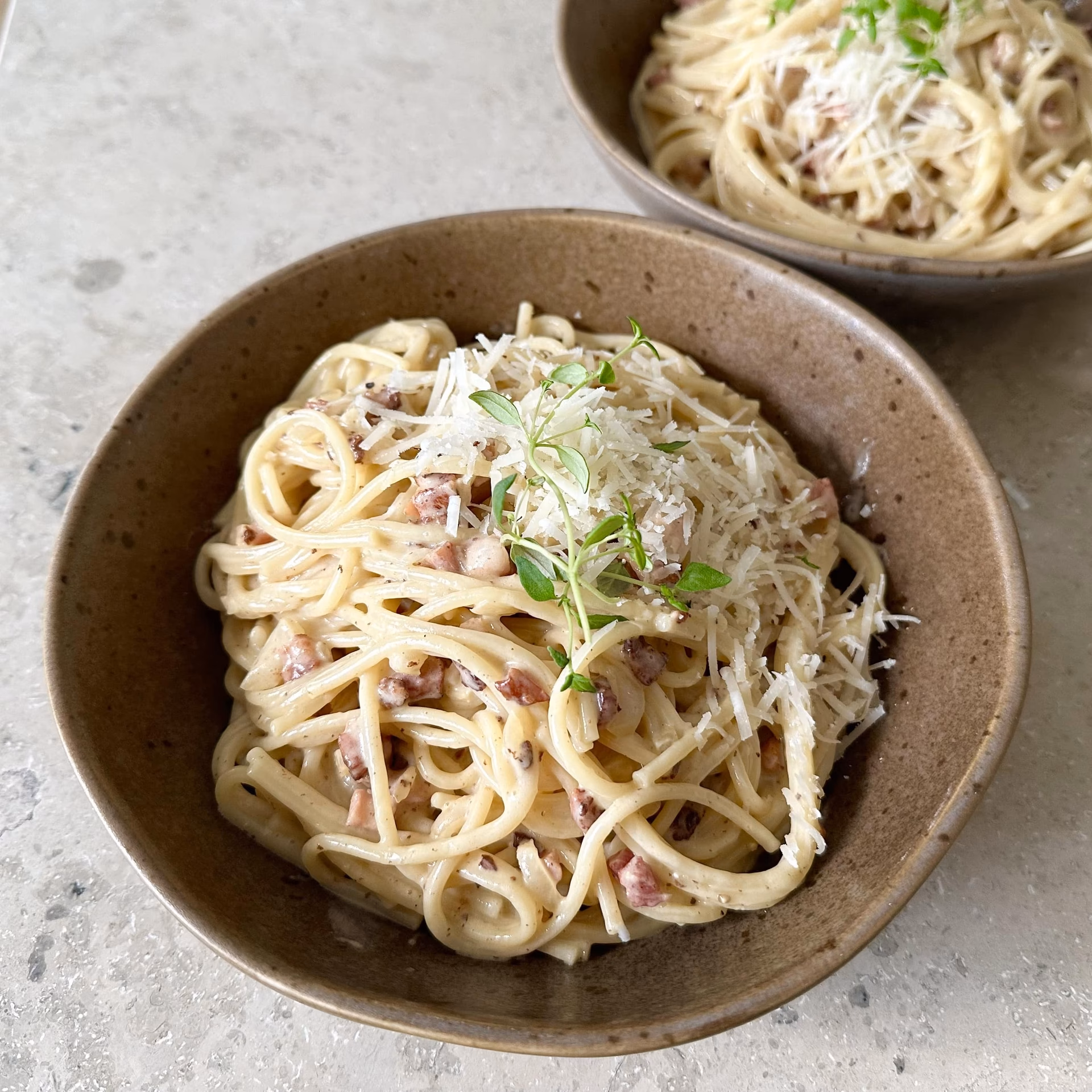 Hvor meget parmesan til carbonara?
