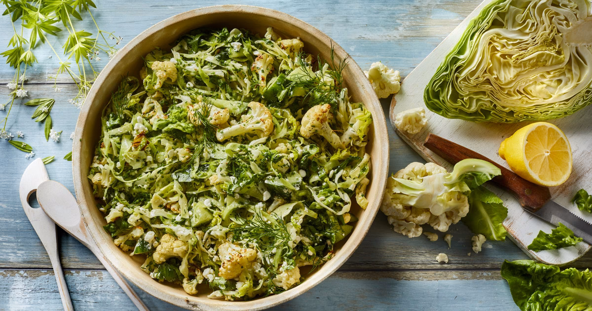 Hvor lang tid skal spidskål have i airfryer?