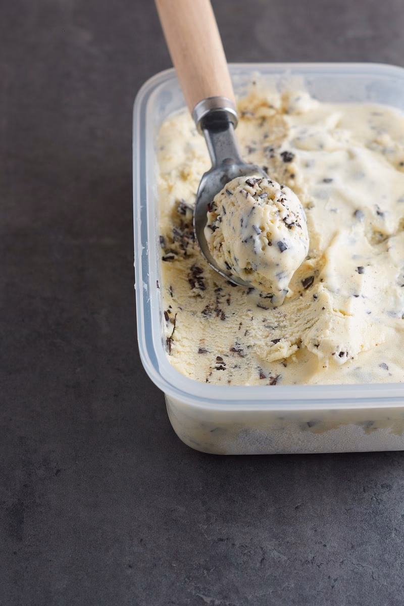 Er der ost i stracciatella-is?