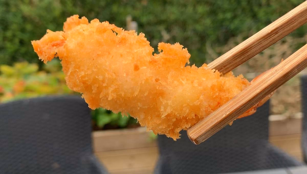 Hvad er tempura rejer lavet af?