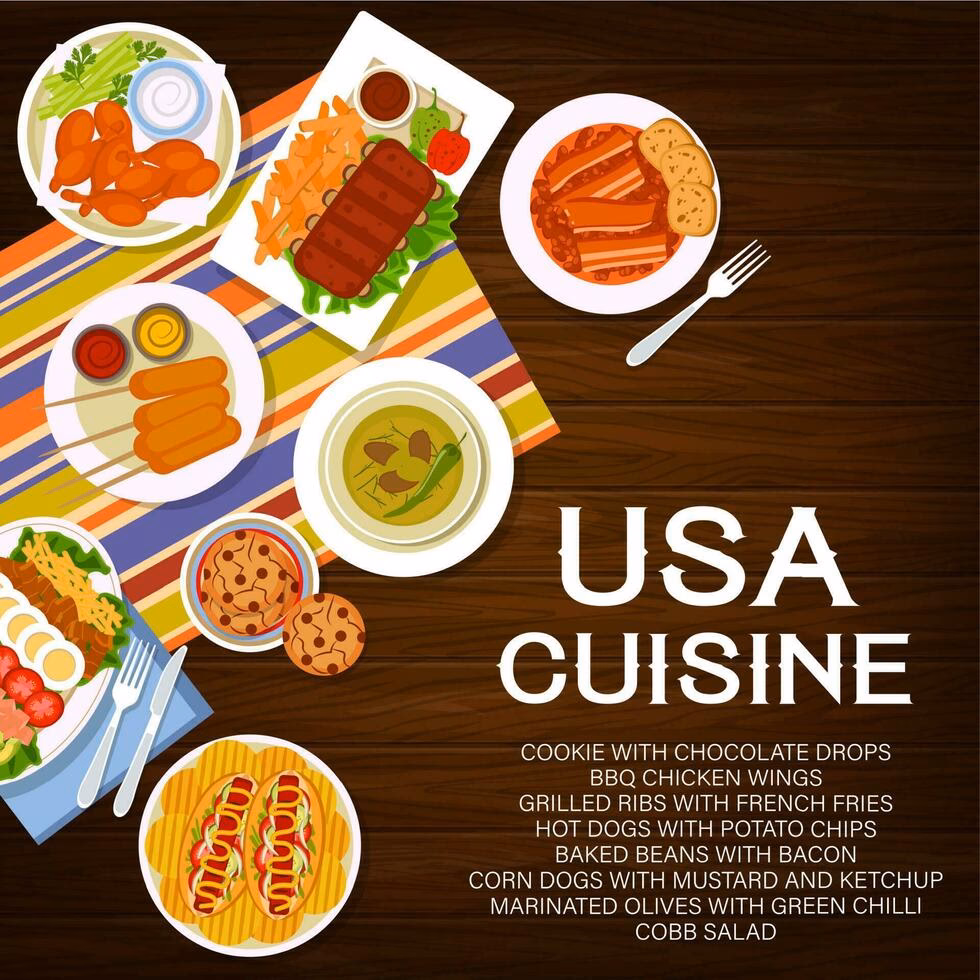 Hvad er den mest spiste ret i USA?