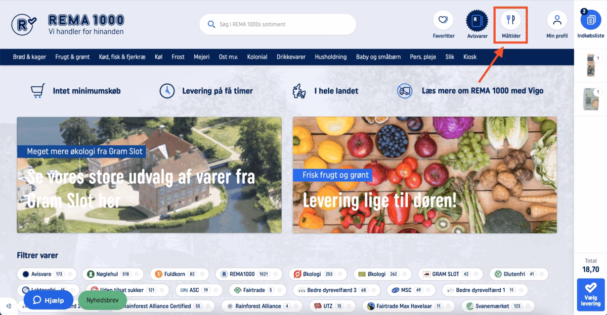 Hvor mange bruger Vigo?