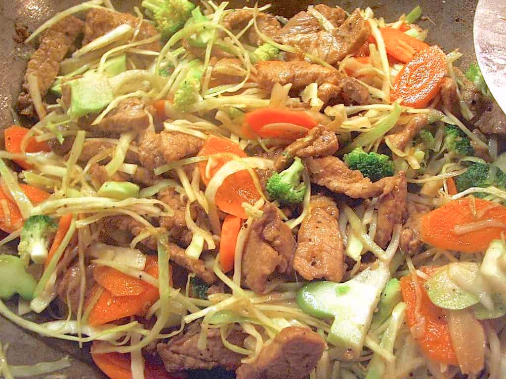 Hvad er der i en wokblanding?